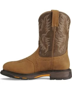 Ariat Men's Work-Hog Waterproof Pro Work Boots -Western Chic Shop 030353 BR LT