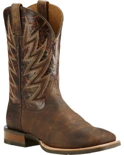 Ariat Challenger Branding Iron Brown Western Boots