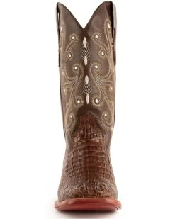 Ferrini Men's Caiman Croc Print Western Boots - Broad Square Toe -Western Chic Shop 036G45 36 P4