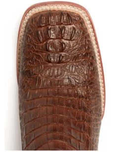 Ferrini Men's Caiman Croc Print Western Boots - Broad Square Toe -Western Chic Shop 036G45 7059 P6