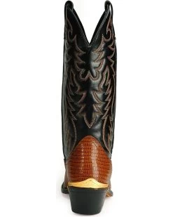 Laredo Lizard Print Western Boots -Western Chic Shop 038558 PJ BK
