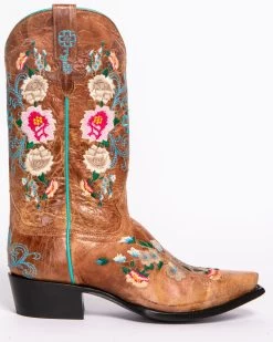 Macie Bean Women's Rose Garden Western Boots - Snip Toe -Western Chic Shop 0458L9 D2 LT