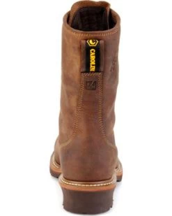 Carolina Men's 10" Waterproof Linesman Boots - Round Toe -Western Chic Shop 0502U4 41 BK