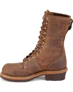 Carolina Men's 10" Waterproof Linesman Boots - Round Toe -Western Chic Shop 0502U4 41 LT