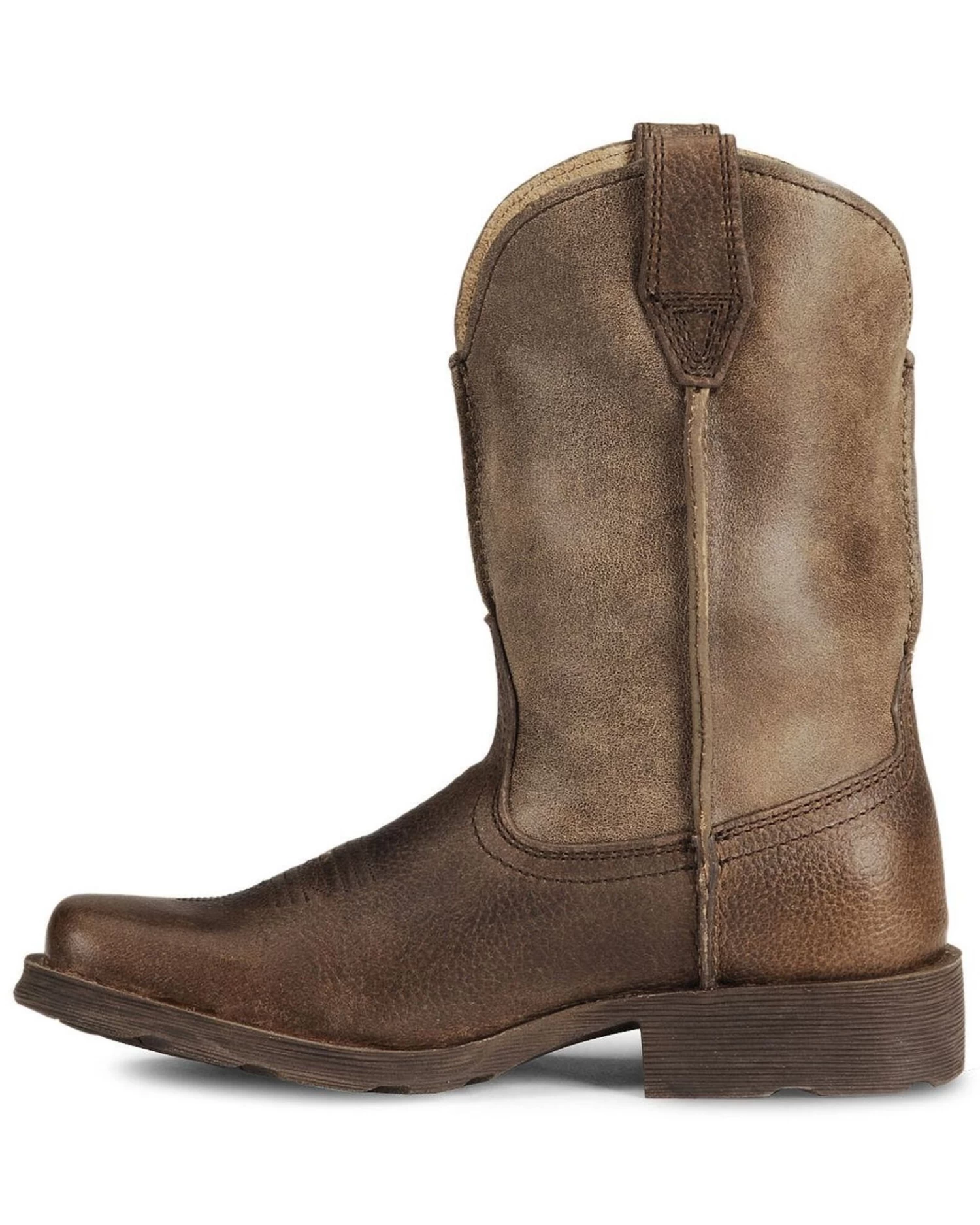 Ariat Boys' Earth Rambler Western Boots - Square Toe 3 Ariat Boys' Earth Rambler Western Boots - Square Toe - Image 3