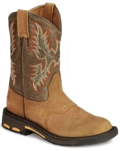 Ariat Boys' Workhog Western Boots - Square Toe