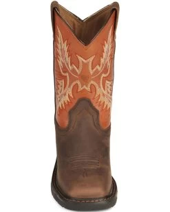 Ariat Boys' Earth Workhog Western Boots - Broad Square Toe -Western Chic Shop 053711 B8 FT