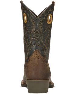 Ariat Boys' Roughstock Western Boots - Square Toe -Western Chic Shop 053L88 41 BK
