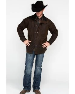 Outback Trading Men's Oilskin Deer Hunter Jacket -Western Chic Shop 080317 14 P6