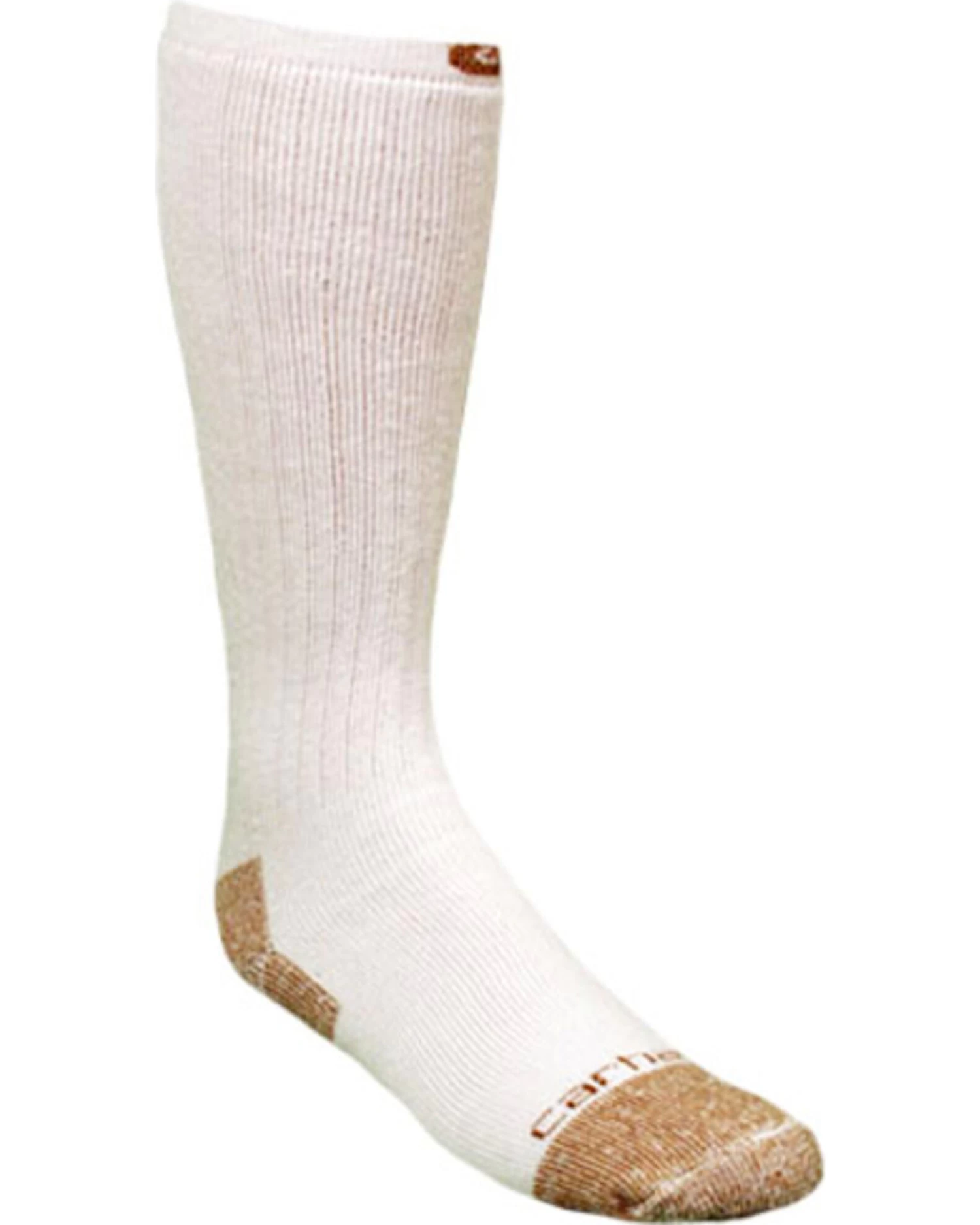 Carhartt Men's Full Cushion Steel-Toe Cotton Work Boot Socks - 2 Pack 1 Carhartt Men's Full Cushion Steel-Toe Cotton Work Boot Socks - 2 Pack