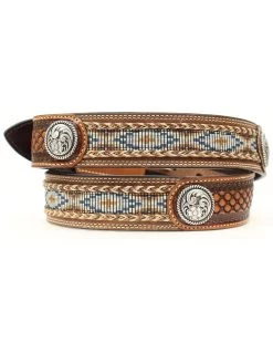 Ariat Men's Aztec Concho Belt -Western Chic Shop 120K64 19 D2