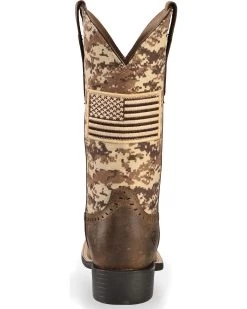 Ariat Women's Round Up Patriot Western Performance Boots - Broad Square Toe -Western Chic Shop 2000225468 200 BK