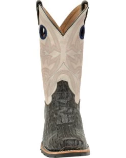 Double H Men's 12" Caiman Print Steel Toe Western Boots -Western Chic Shop 2000226092 200 FT