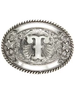 Cody James Men's Initial T Belt Buckle