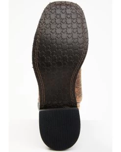 Smoky Mountain Boys' Jesse Bison Leather Print Boot - Square Toe -Western Chic Shop 2000236238 200 P7