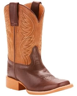 Ariat Girls' Brumby Fudgesickle Tumblin Western Boots - Broad Square Toe