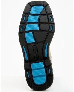 Old West Boys' Leather Work Rubber Western Boots - Square Toe -Western Chic Shop 2000251554 280 P7