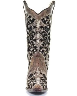 Corral Women's Floral Embroidered Western Boots - Snip Toe -Western Chic Shop 2000257878 200 P5