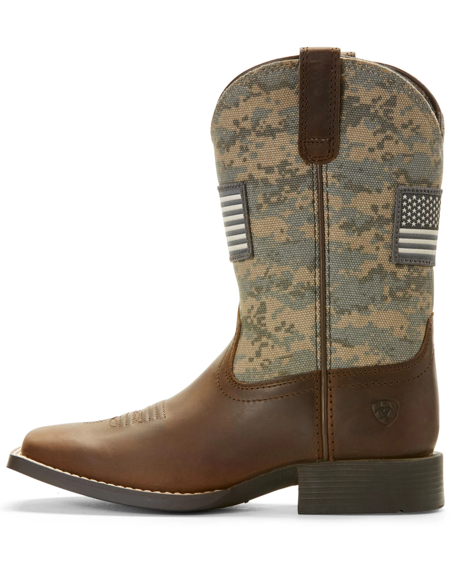 Ariat Boys' Patriot American Flag Western Boots - Broad Square Toe 2 Ariat Boys' Patriot American Flag Western Boots - Broad Square Toe - Image 2