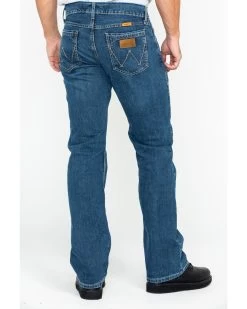 Wrangler Retro Men's FR Advanced Comfort Slim Bootcut Work Jeans 