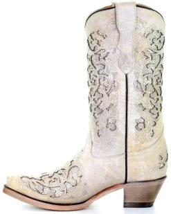 Corral Girls' Glitter Inlay Boots - Snip Toe 7 Corral Girls' Glitter Inlay Boots - Snip Toe -Western Chic Shop 2000276657 100 P3