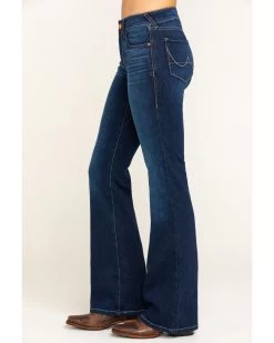 Ariat Women's Dark Ultra Stretch Flare Katie Jeans -Western Chic Shop 2000282169 400 P3