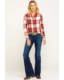 Ariat Women's Dark Ultra Stretch Flare Katie Jeans -Western Chic Shop 2000282169 400 P6