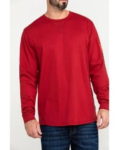 Hawx Men's FR Logo Long Sleeve Work T-Shirt - Tall  -Western Chic Shop 2000284584 600 P4