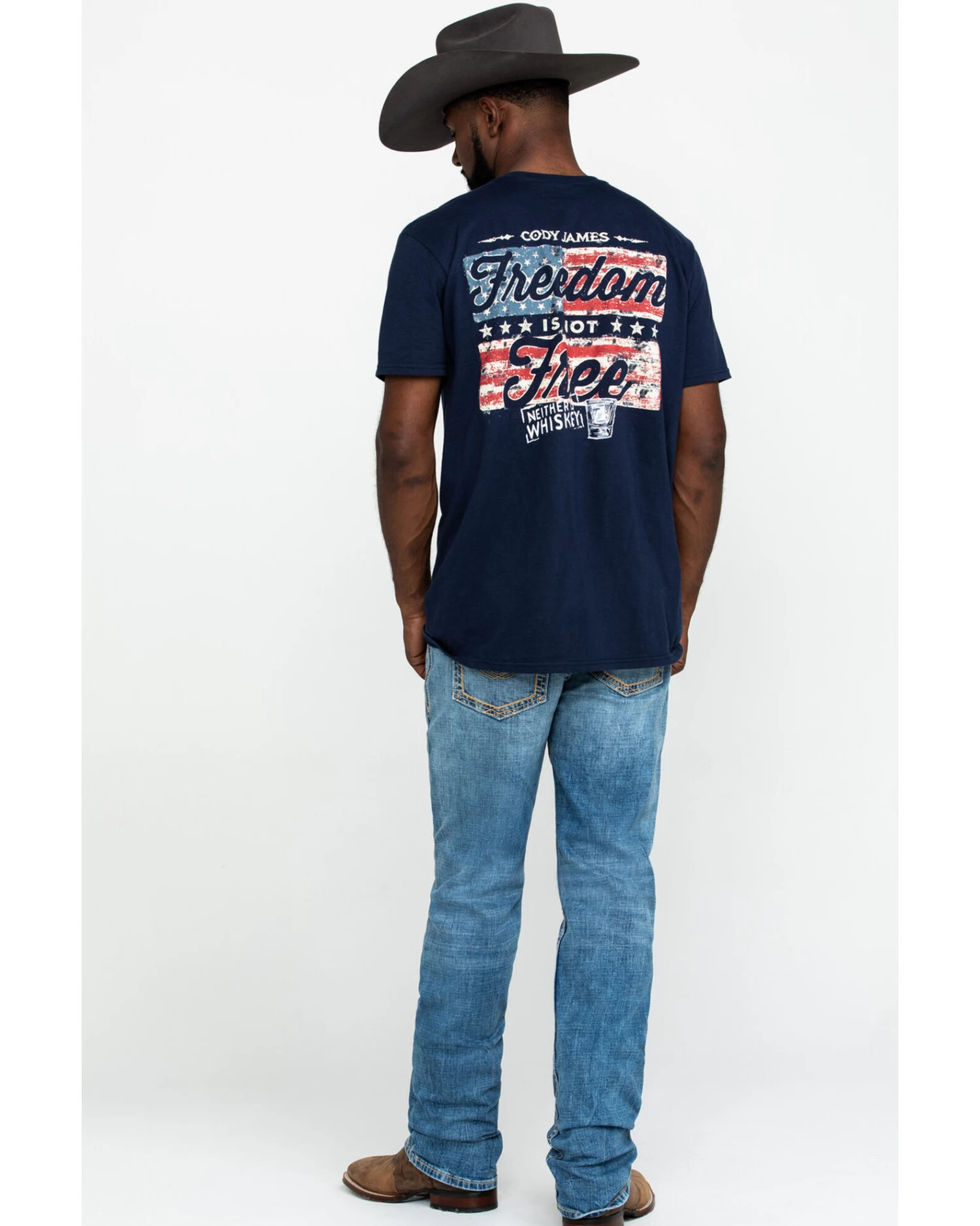 Cody James Core Men's Clover Leaf Light Wash Stretch Slim Straight Jeans 5 Cody James Core Men's Clover Leaf Light Wash Stretch Slim Straight Jeans - Image 5