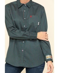 Ariat Women's FR Sierra Work Shirt  -Western Chic Shop 2000294411 400 P4
