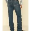 Cody James Men's High Roller Stackable Stretch Straight Medium Wash Jeans 