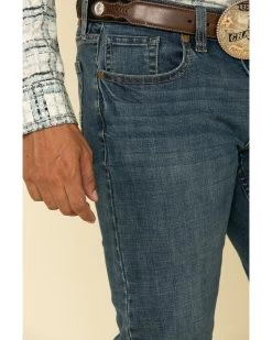 Cody James Men's High Roller Stackable Stretch Straight Medium Wash Jeans 8 Cody James Men's High Roller Stackable Stretch Straight Medium Wash Jeans -Western Chic Shop 2000295743 400 P4