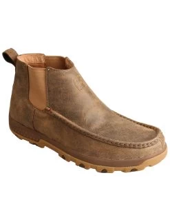 Twisted X Men's CellStretch Double Gore Driving Shoes - Moc Toe