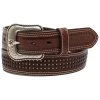 Ariat Men's Pierced Basketweave Western Belt