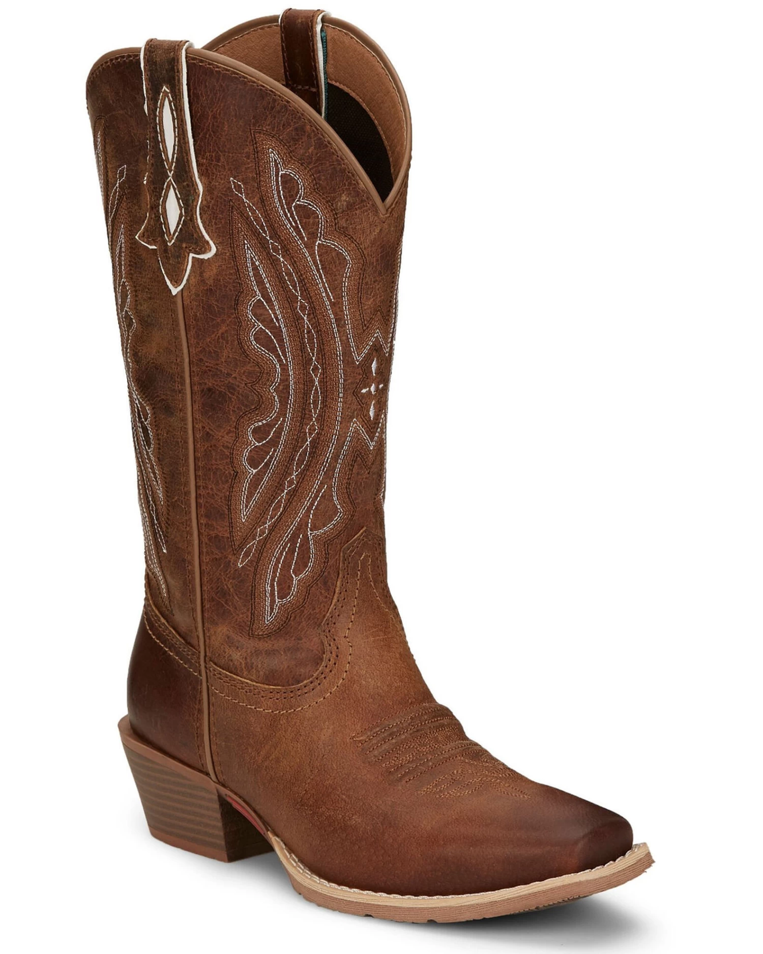 Justin Women's Rein Waxy Western Boots - Square Toe 1 Justin Women's Rein Waxy Western Boots - Square Toe