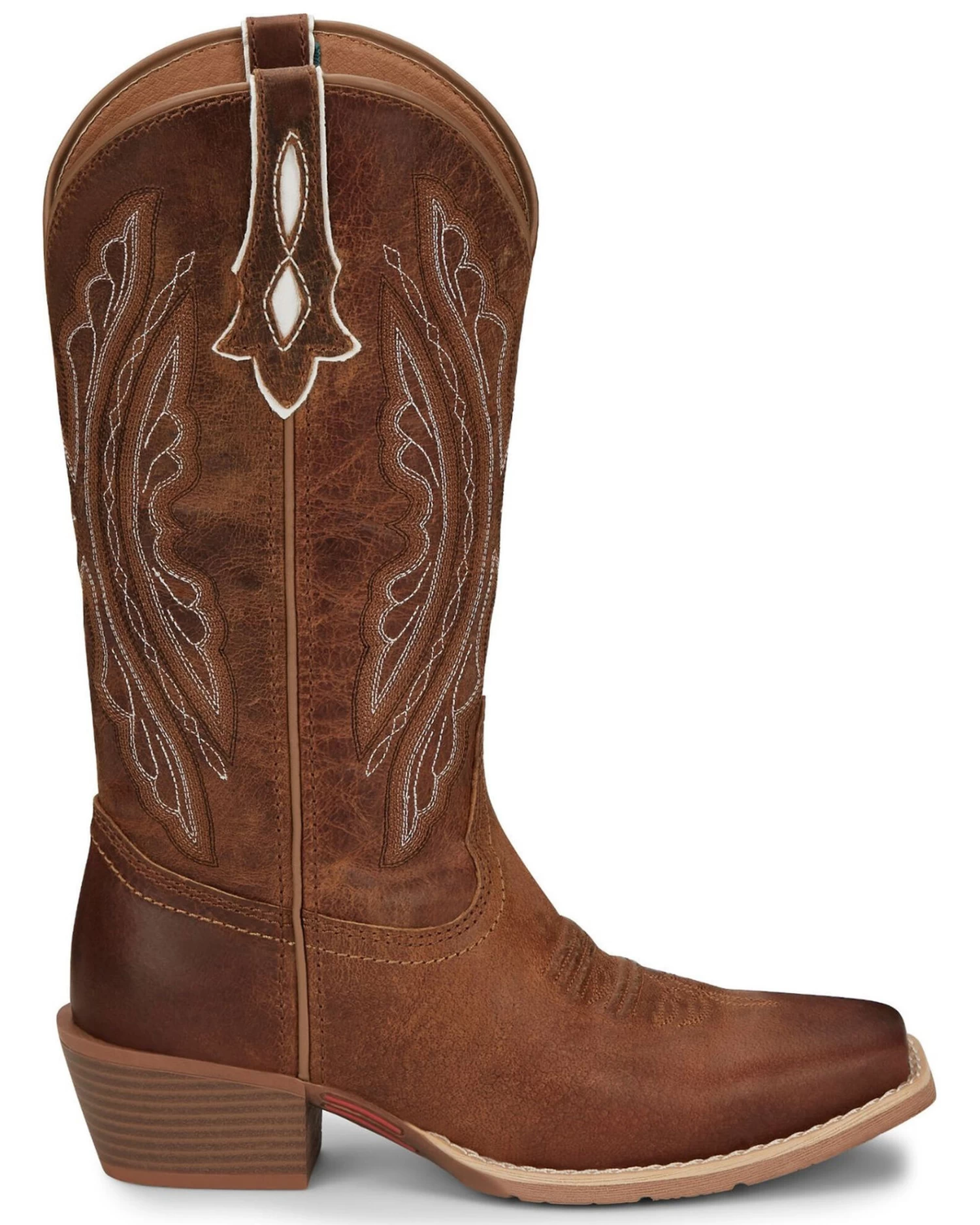 Justin Women's Rein Waxy Western Boots - Square Toe 2 Justin Women's Rein Waxy Western Boots - Square Toe - Image 2