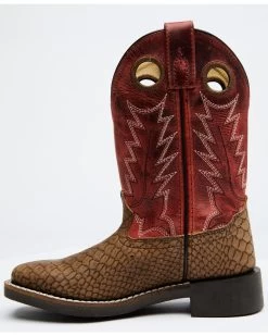 Cody James Boys' Reptile Print Western Boots - Broad Square Toe -Western Chic Shop 2000328726 920 P4