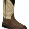 Justin Men's Driller Western Work Boots - Steel Toe