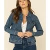 Wrangler Women's Dark Classic Fit Denim Jacket