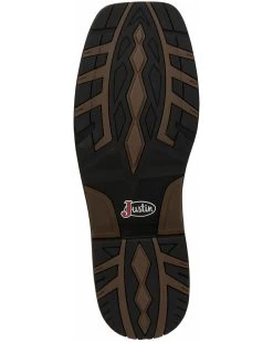 Justin Men's Fireman Black Western Boots - Square Toe 13 Justin Men's Fireman Black Western Boots - Square Toe -Western Chic Shop 2000334478 280 P7