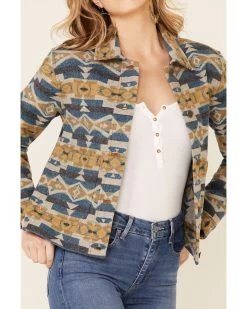 Pendleton Women's Navy Cardwell Wool Jacket  -Western Chic Shop 2000335521 410 P3