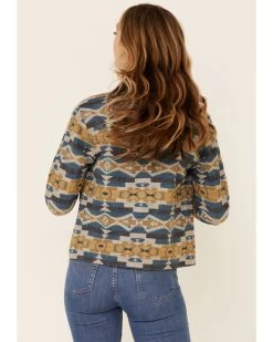 Pendleton Women's Navy Cardwell Wool Jacket  -Western Chic Shop 2000335521 410 P4