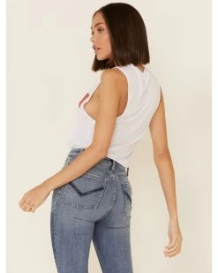 Wondery Women's Wild Bar Graphic Muscle Tank Top 9 Wondery Women's Wild Bar Graphic Muscle Tank Top -Western Chic Shop 2000336327 100 P5