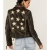Mauritius Women's Christy Scatter Star Leather Jacket 