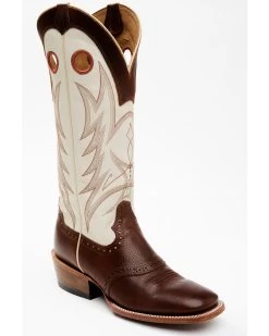 Blue Ranchwear Men's Buckaroo Western Boots - Broad Square Toe