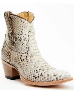 Idyllwind Women's Badass Exotic Python Fashion Booties - Medium Toe