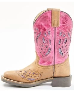 Shyanne Girls' Chloe Glitter Western Boots - Square Toe 9 Shyanne Girls' Chloe Glitter Western Boots - Square Toe -Western Chic Shop 2000346557 650 P3
