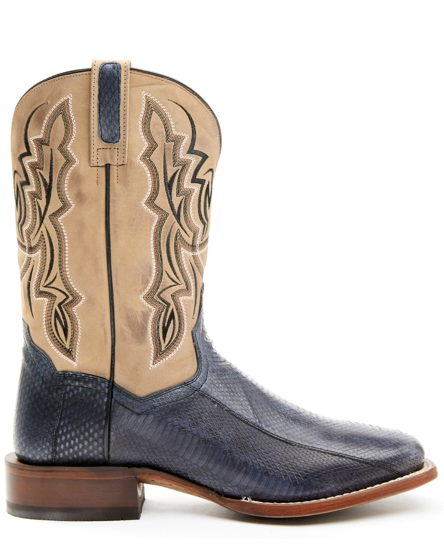 Dan Post Men's Exotic Snake Skin Western Boots - Broad Square Toe 2 Dan Post Men's Exotic Snake Skin Western Boots - Broad Square Toe - Image 2