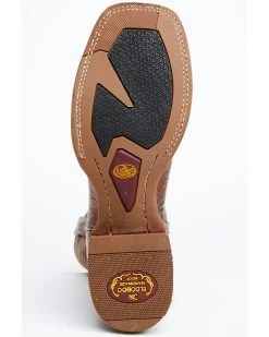 El Dorado Men's Rust Bison Western Boots - Broad Square Toe -Western Chic Shop 2000350218 220 P7