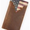 Cody James Men's Distressed Patriotic Checkbook Wallet